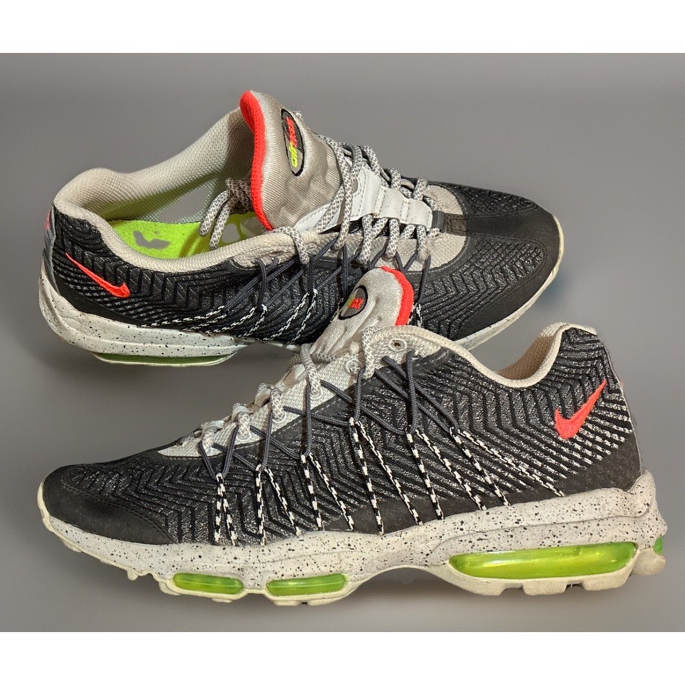Nike Air Max 95 Ultra Jacquard JCQD Gray Running Shoes 749771-006 Mens 10.5